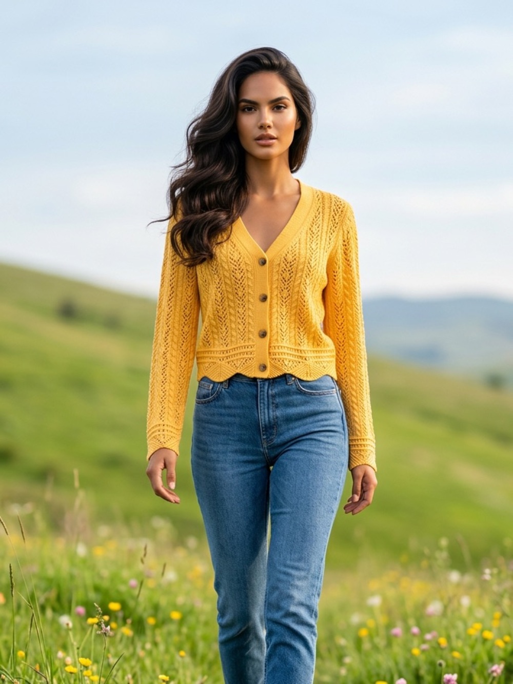Ever After Button-Up Sweater - Size Small